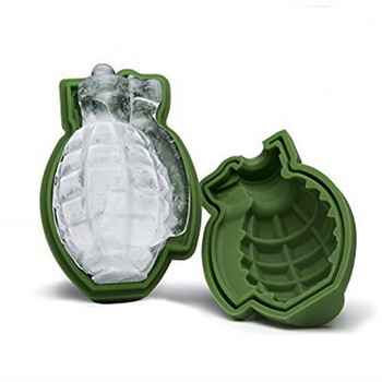 Creative Gun Bullet Shape Ice Cube Maker 3D DIY Ice Cube Mold Σοκολάτα Candy Mold Cold Drink Whisky Wine Ice Maker