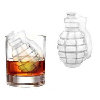 Creative Gun Bullet Shape Ice Cube Maker 3D DIY Ice Cube Mold Σοκολάτα Candy Mold Cold Drink Whisky Wine Ice Maker