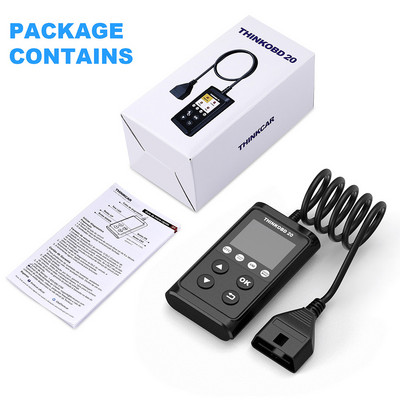 THINKCAR THINKOBD 20 OBD2 Scanner auto Instrument de diagnosticare Scanner auto Cititor complet de coduri de verificare a motorului ODB2 Diagnosticare automată