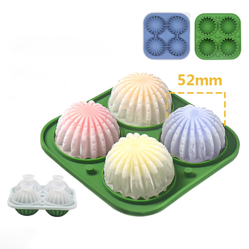 Kaktusas Ledo ritulio ledo kubo forma Šaldytas viskis Sferinis šaldytas ledo kubas Artefaktinis ledo kubelis, silikoninis buityje pagamintas ledo dėžutė 얼음틀