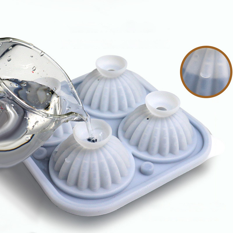 Kaktusas Ledo ritulio ledo kubo forma Šaldytas viskis Sferinis šaldytas ledo kubas Artefaktinis ledo kubelis, silikoninis buityje pagamintas ledo dėžutė 얼음틀