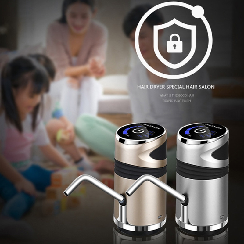 Vandens dozatoriaus siurblio butelio automatinis jungiklis