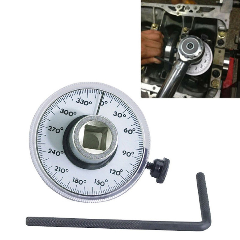 Ρυθμιζόμενο κλειδί μέτρησης γωνίας ροπής κίνησης Σετ εργαλείων αυτοκινήτων γκαράζ Εργαλεία χειρός επισκευής αυτοκινήτου βαθμονομημένα σε μοίρες