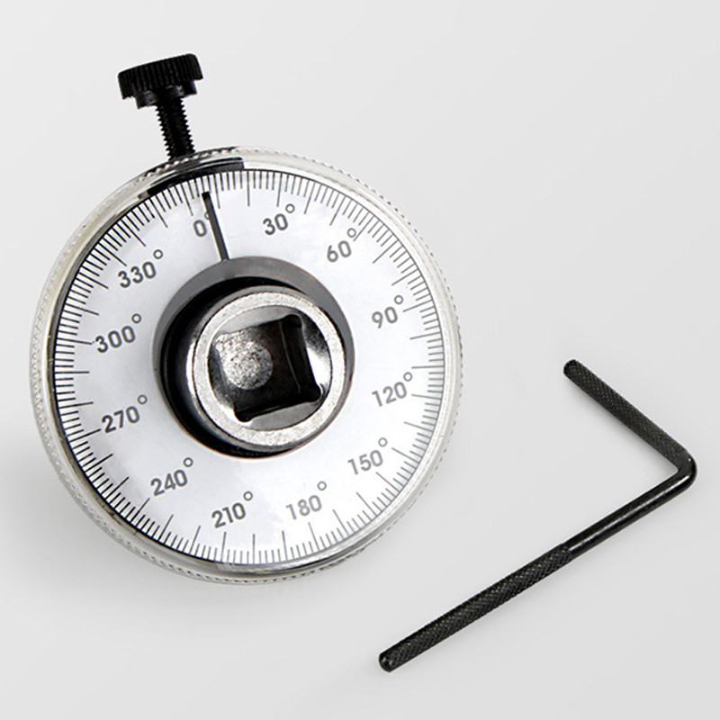 Podesivi mjerač kuta pogonskog momenta od 1/2 inča, komplet ručnih alata za popravak automobila, garaža, alat za mjerenje rotacije za ručne alate, ključ