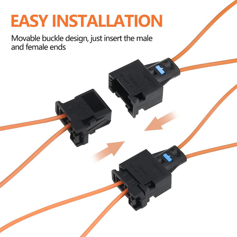 Dauguma šviesolaidinės optinės kilpos aplinkkelio moteriško arba vyriško radijo ir garso adapterių, suderinamų su Mercedes BMW Audi Porsche
