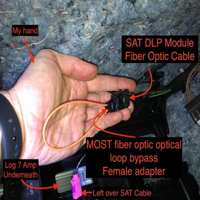 Dauguma šviesolaidinės optinės kilpos aplinkkelio moteriško arba vyriško radijo ir garso adapterių, suderinamų su Mercedes BMW Audi Porsche