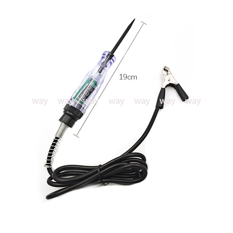 6V 12V 24V DC automobilių sunkvežimių įtampos grandinės testeris skaitmeninis ekranas ilgas zondas rašiklis lemputė Automobilių diagnostikos įrankiai automatinis remontas