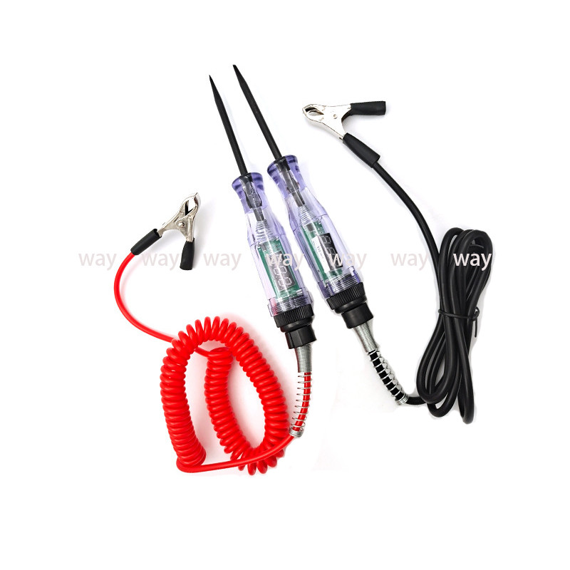 6V 12V 24V DC automobilių sunkvežimių įtampos grandinės testeris skaitmeninis ekranas ilgas zondas rašiklis lemputė Automobilių diagnostikos įrankiai automatinis remontas