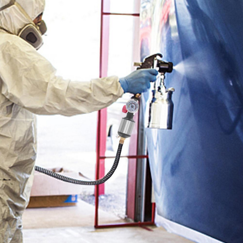 Voda Filter za odvajanje ulja Airbrush Filter za odvajanje vlage za zračni vod Kompresor Priključak 1/4 inča NPT ulaz i izlaz 9