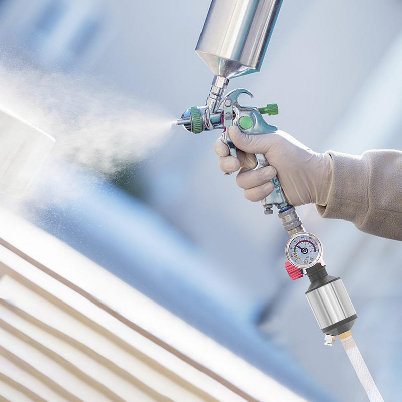 Voda Filter za odvajanje ulja Airbrush Filter za odvajanje vlage za zračni vod Kompresor Priključak 1/4 inča NPT ulaz i izlaz 9