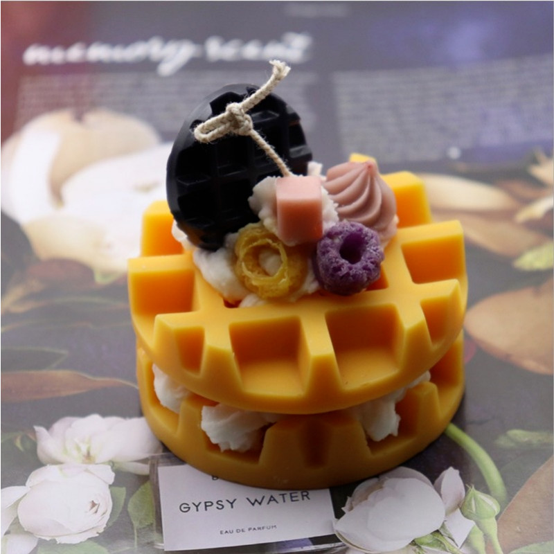 Ümmargune silikoon vahvlivorm muffini küpsetusvorm leib šokolaadikoogi kreemi küpsetuspann