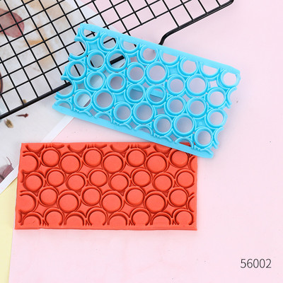 1db/ Quyi dombornyomó forma Cake fondant csokoládé Szív alakú gyémánt szemű virágok Nyomdaforma Torta díszítő eszközök15*8cm