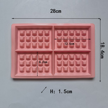 Φόρμα DIY για κέικ Φόρμα σιλικόνης για βάφλες Κουζίνα Σκεύη ψησίματος Κέικ Φόρμα ψησίματος Φόρμα ψησίματος Δίσκος για βάφλες Home Gadgets