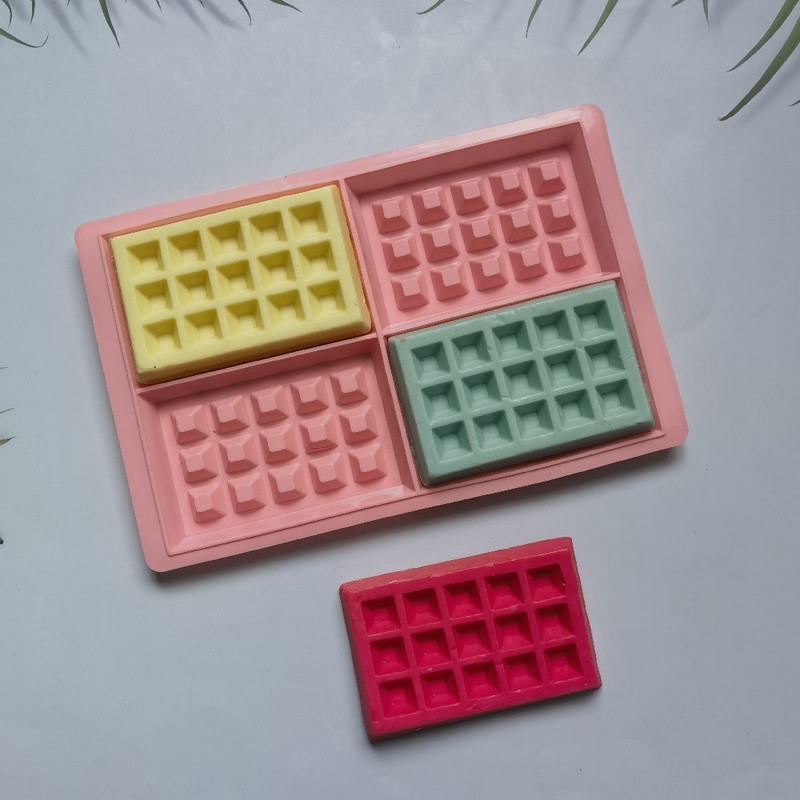 DIY koogivorm silikoonist vahvlivorm Köök Küpsetusnõud Koogiküpsetusvorm Vahvlialus Koduvidinad