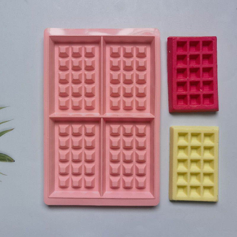 DIY koogivorm silikoonist vahvlivorm Köök Küpsetusnõud Koogiküpsetusvorm Vahvlialus Koduvidinad