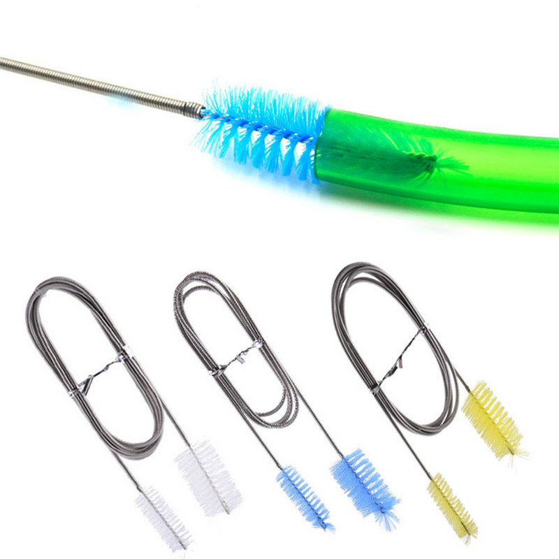 155 cm akvaariumi puhastushari roostevabast terasest painduva painutatud toruga pumbahari vee õhutoru vooliku puhastusvahend kalapaagi tarvikud