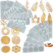 Tortų dekoravimo įrankiai Lapai Gėlių dizainas Sugarcraft Nėriniai Silikoninis Formos Fandant Tortas Nėrinių Kilimėlis Kepimo formų Tešlos priedai