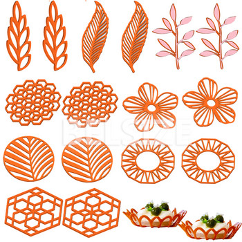 Εργαλεία διακόσμησης τούρτας Φύλλα Σχέδιο λουλουδιών Sugarcraft Lace Φόρμα σιλικόνης Fandant Ματ δαντέλας κέικ Φόρμα ψησίματος Αξεσουάρ ζαχαροπλαστικής