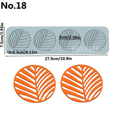 Tortų dekoravimo įrankiai Lapai Gėlių dizainas Sugarcraft Nėriniai Silikoninis Formos Fandant Tortas Nėrinių Kilimėlis Kepimo formų Tešlos priedai