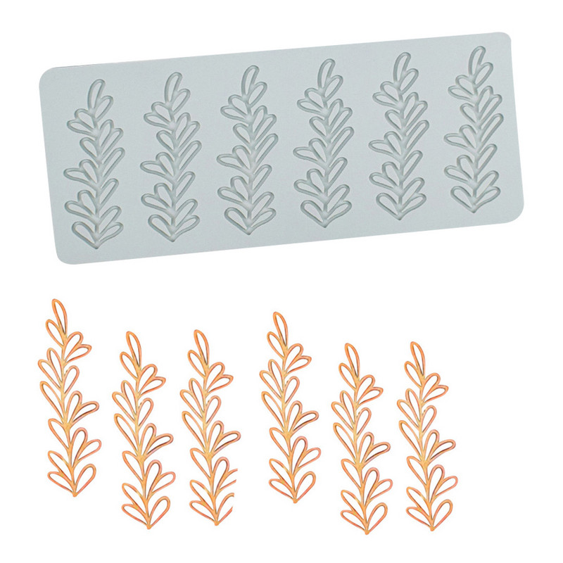 Tortų dekoravimo įrankiai Lapai Gėlių dizainas Sugarcraft Nėriniai Silikoninis Formos Fandant Tortas Nėrinių Kilimėlis Kepimo formų Tešlos priedai