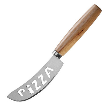 Μαχαίρι πίτσας 420J2 από ανοξείδωτο ατσάλι λαβή εργαλείων ψησίματος κουζίνας 2 τεμαχίων