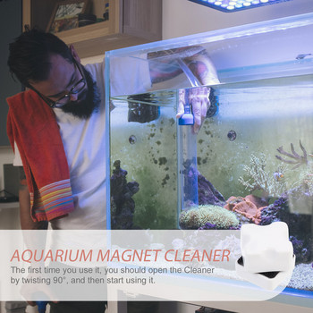 Четка за аквариум Водорасли Скрубер Магнит за аквариум Аксесоари Аксесоар за почистване Магнитно стъкло Воден