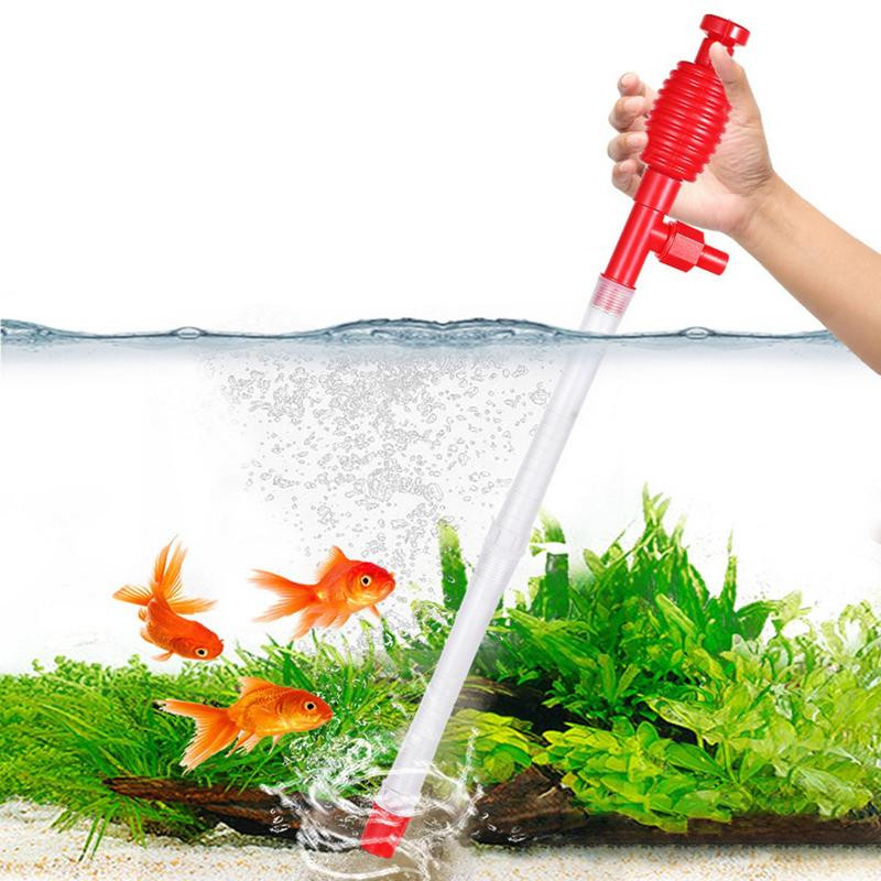 Fish Tank Vakuum Čistač šljunka Sifonska pumpa Ručni čistač Mjenjač vode Šljunak Filter za vodu Acuario Pribor Alati za čišćenje