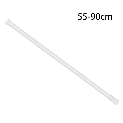 30-110 cm podesive metalne šipke za zavjese, rastezljive teleskopske šipke s oprugom za tuš u kupaonici bez bušenja.