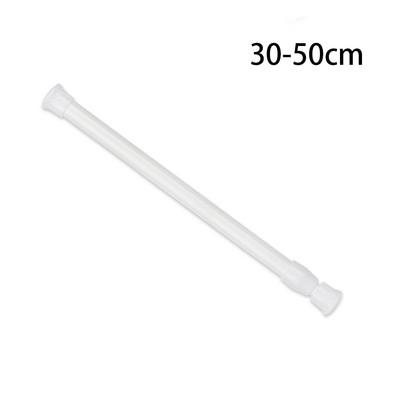 30-110 cm podesive metalne šipke za zavjese, rastezljive teleskopske šipke s oprugom za tuš u kupaonici bez bušenja.