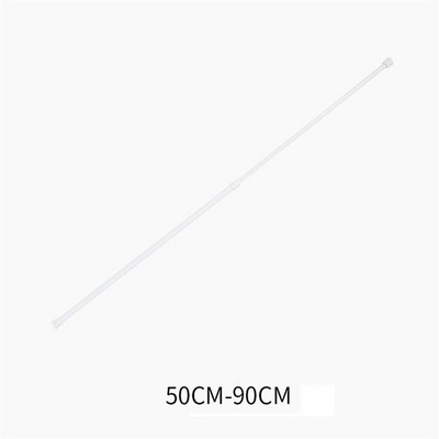 Τηλεσκοπικός γάντζος ράβδων πολλαπλών χρήσεων Γάντζος τεσσάρων νυχιών Κουρτινόξυλο μπάνιου Κουρτινόξυλο Αποθήκευση κουζίνας Φινίρισμα λευκό μαύρο ξύλο ροζ κόκκος