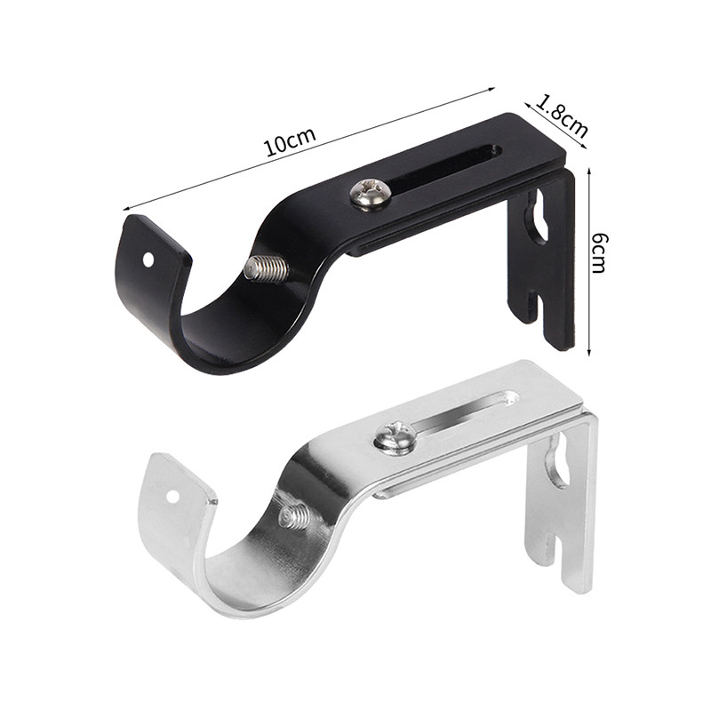 2 tk Tugeva töövõimega kardina reguleeritav kardinapuu kronsteinid praktilised hoidikud kardinaposti tugiklambrid, kvaliteetne 1 komplekt