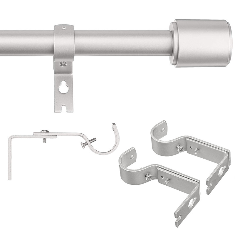 2 tk Tugeva töövõimega kardina reguleeritav kardinapuu kronsteinid praktilised hoidikud kardinaposti tugiklambrid, kvaliteetne 1 komplekt