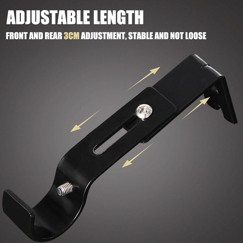 2 tk Tugeva töövõimega kardina reguleeritav kardinapuu kronsteinid praktilised hoidikud kardinaposti tugiklambrid, kvaliteetne 1 komplekt