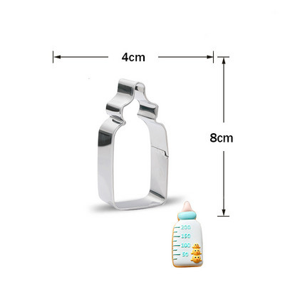 1 kom od nehrđajućeg čelika Baby Shower serije Kalupi za kolačiće Baby Auto T-shirt Rezač za kekse Kalupi za djecu Baby Shower Party DIY pribor