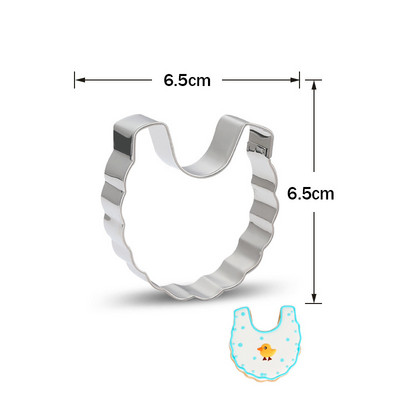 1 kom od nehrđajućeg čelika Baby Shower serije Kalupi za kolačiće Baby Auto T-shirt Rezač za kekse Kalupi za djecu Baby Shower Party DIY pribor