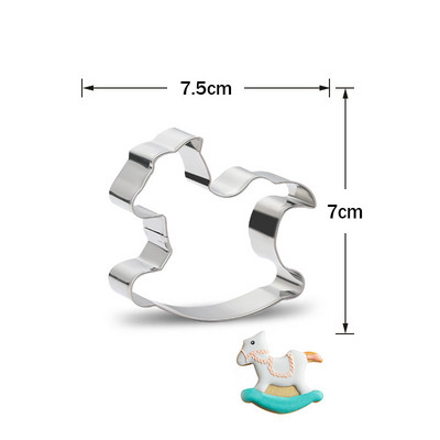 1 kom od nehrđajućeg čelika Baby Shower serije Kalupi za kolačiće Baby Auto T-shirt Rezač za kekse Kalupi za djecu Baby Shower Party DIY pribor