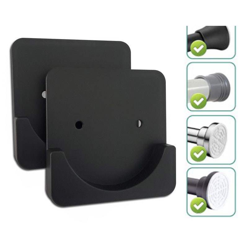 Suporturi puternice pentru tijă de perdea Cârlige Suport tijă autoadeziv Suport șină pentru haine Toaletă Acasă Accesorii pentru baie