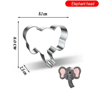 Animacinių filmų triušių augalas nerūdijančio plieno sausainių formelės sausainių pjaustyklės formelės „pasidaryk pats“ fondant pyragaičių dekoravimo kepimo įrankiai