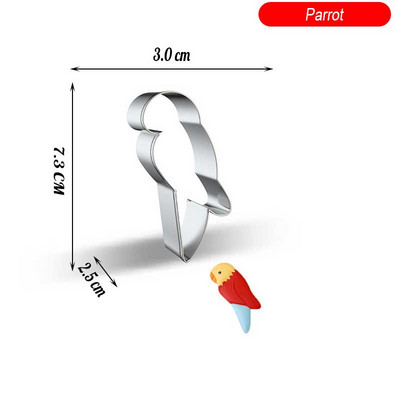 Animacinių filmų triušių augalas nerūdijančio plieno sausainių formelės sausainių pjaustyklės formelės „pasidaryk pats“ fondant pyragaičių dekoravimo kepimo įrankiai