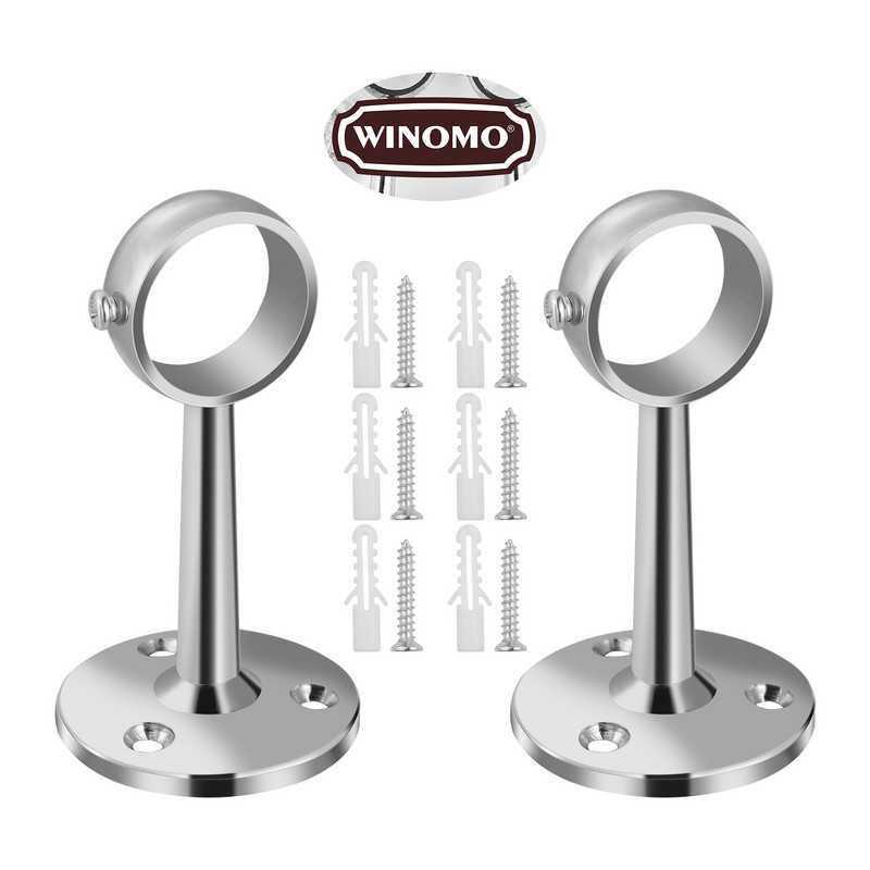 Nosač šine za ormar, cijev, šipka za ormar, vješalice, nosač, cijev za ormar, metalni stalak, držač, prirubnica za vješanje odjeće, utičnica