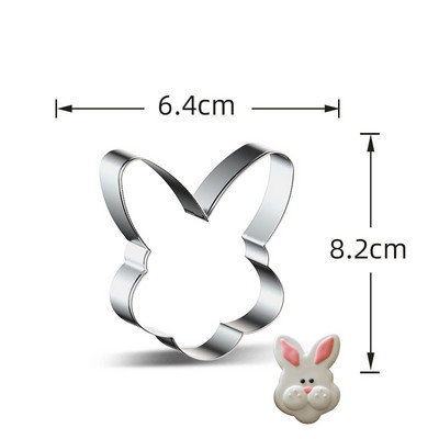 1 tk roostevabast terasest lilleküpsisevormi tulbiküpsiste lõikurid küpsetustööriistad rõõmsate lihavõttepühade kevadpeo jaoks isetegemise küpsisetarvikud