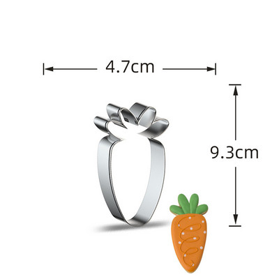 1 tk roostevabast terasest lilleküpsisevormi tulbiküpsiste lõikurid küpsetustööriistad rõõmsate lihavõttepühade kevadpeo jaoks isetegemise küpsisetarvikud