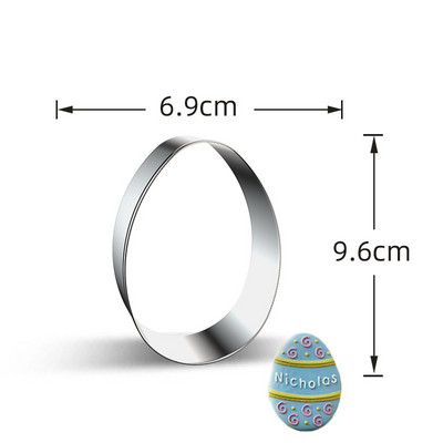 1 tk roostevabast terasest lilleküpsisevormi tulbiküpsiste lõikurid küpsetustööriistad rõõmsate lihavõttepühade kevadpeo jaoks isetegemise küpsisetarvikud