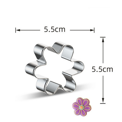 1 tk roostevabast terasest lilleküpsisevormi tulbiküpsiste lõikurid küpsetustööriistad rõõmsate lihavõttepühade kevadpeo jaoks isetegemise küpsisetarvikud