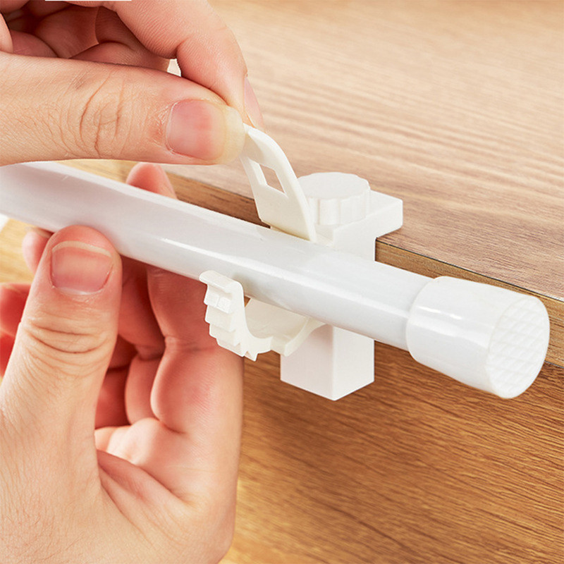 2-osaline kardinapuu klambrihoidja universaalne käterätikuivati fikseeritud riidepuu