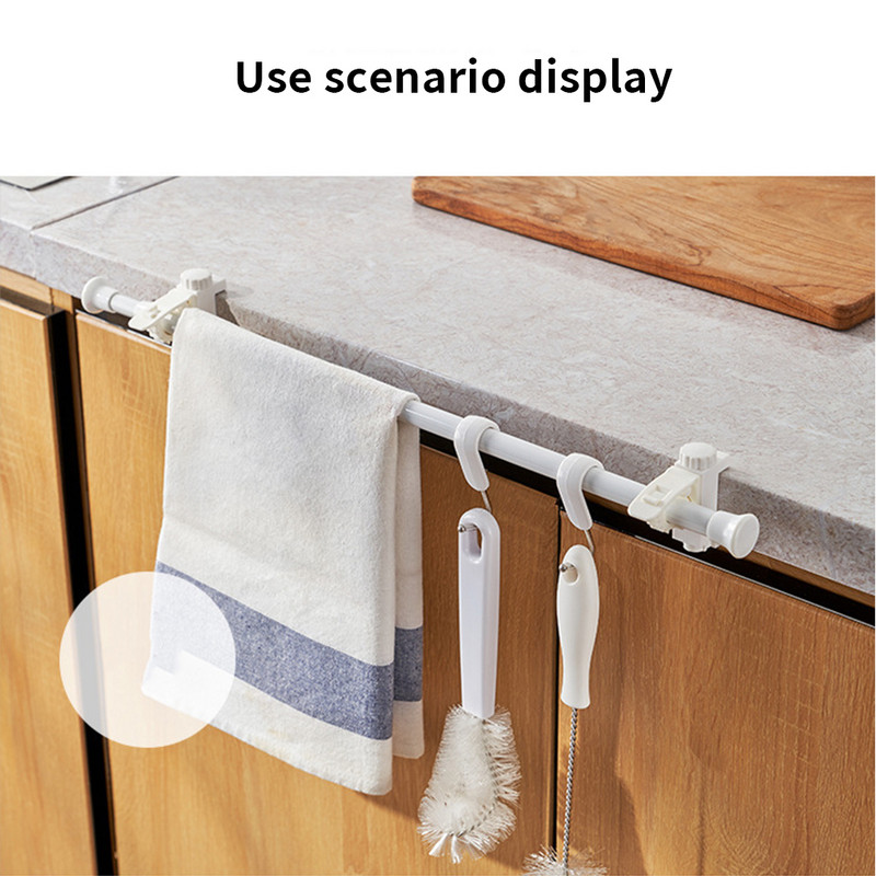 2-osaline kardinapuu klambrihoidja universaalne käterätikuivati fikseeritud riidepuu