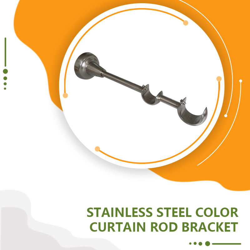 Nosač karniša Držač za zidni nosač Metalna dvostruka tračnica Dekorativni nosač Dijelovi kućnog hardvera Okov Prozor