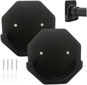 2 TK Dušikardinavarda hoidik Kleepuv dušivarda seinakinnitushoidik, Puurimiseta hoidik Lihtne paigaldada ja püsiv viskoosne