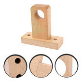 Rooma poolusega kronstein dušikardina tarvikud varda otsaga riidekapi tugi puidust hoidikvann