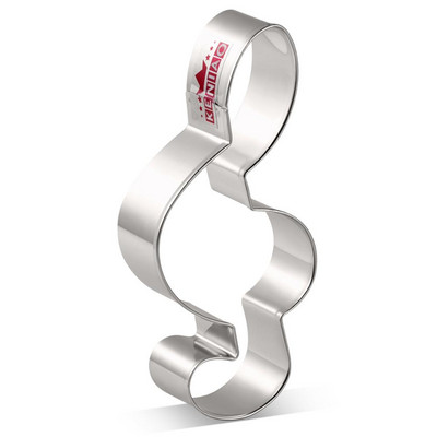 KENIAO glazbeni rezač za kolačiće - violina, klavir, električna gitara, glazbena nota, G ključ Kalup za kruh od fondanta za kekse - nehrđajući čelik